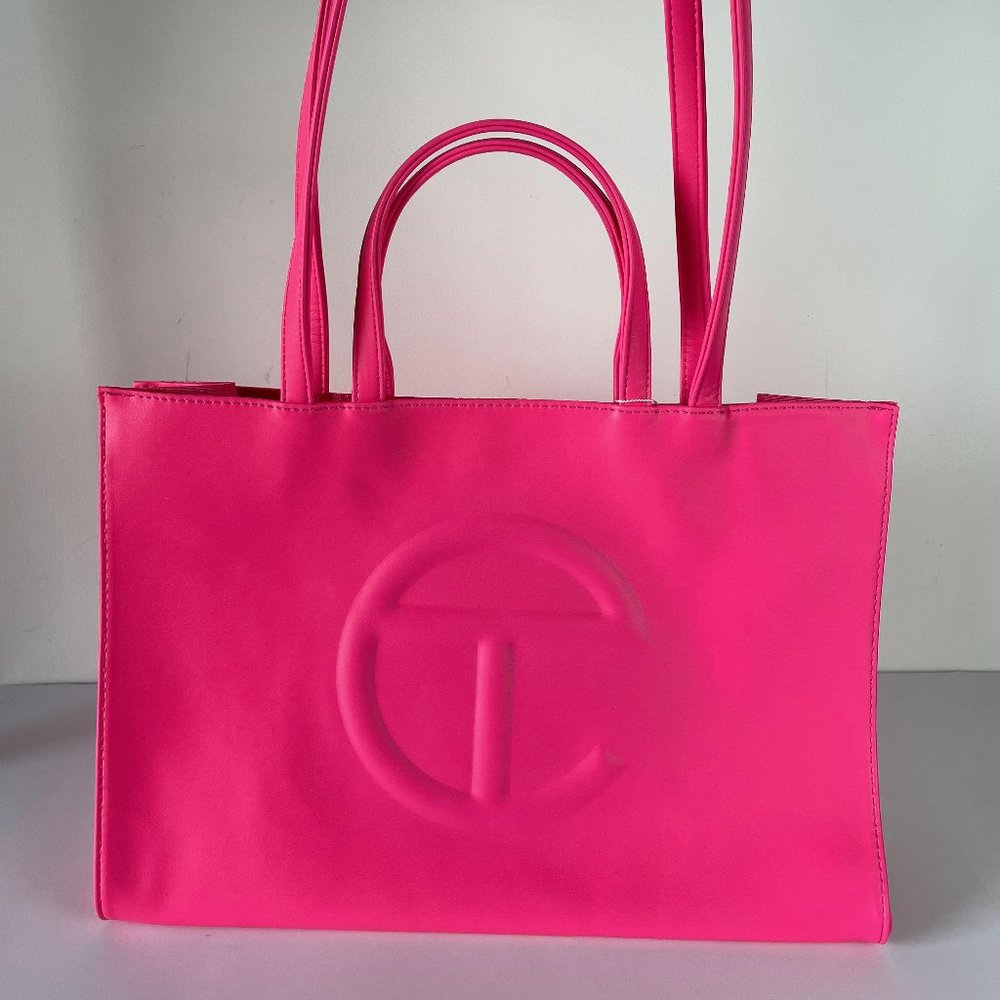 Telfar Medium Shopping Bag in Azalea